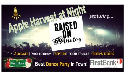 apple harvest at night